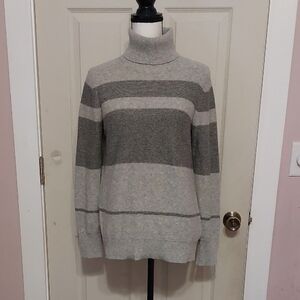Banana Republic Filpucci Italian Merino Cashmere Blend Turtleneck Sweater Size M